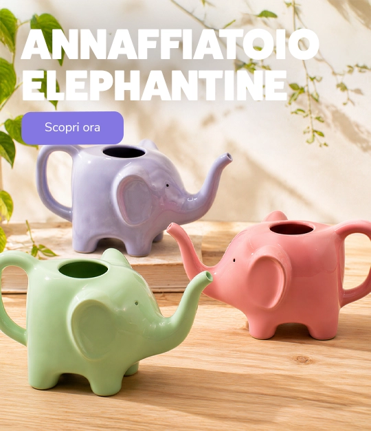Elefantino, annaffiatoio a forma di elefante