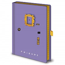 Quaderno a forma di porta lilla di Friends