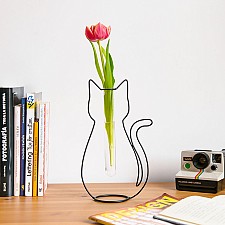 Vaso originale a forma di gatto