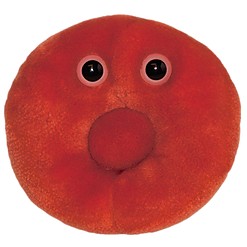 Peluche microbico "Globuli rossi".