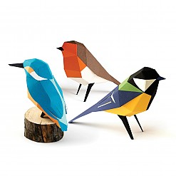 Uccelli di carta 3D di Plego