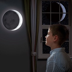 Lampada a forma di luna con fasi lunari