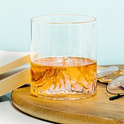 Bicchiere da whisky con montagna
