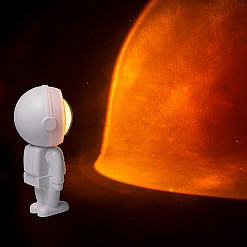 Mini lampada proiettore a forma di astronauta