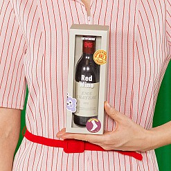 Calze originali a forma di bottiglia di vino