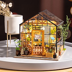 Modello di serra in miniatura da assemblare da soli