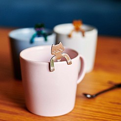 Cucchiaini da caffè a forma di gattino
