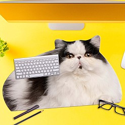 Tappetino da scrivania XXL a forma di gatto grasso