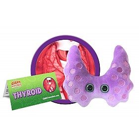 Originale peluche a forma di tiroide 