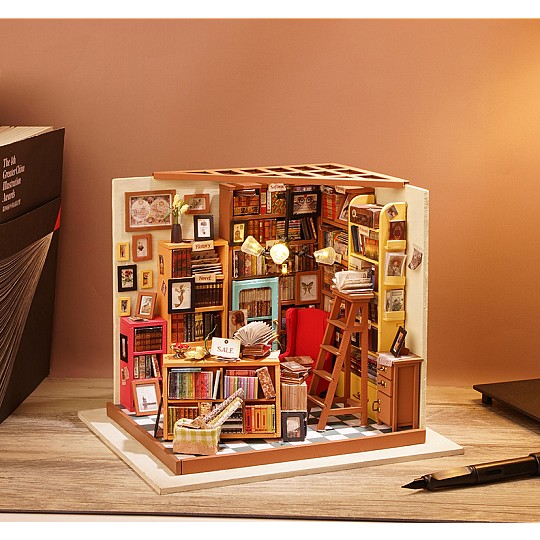 Una libreria in miniatura da assemblare da soli