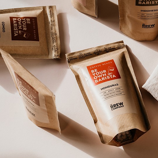 Le bustine contengono 66 grammi di caffè in grani.