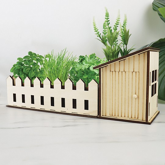 Coltivate le vostre piante aromatiche in questo mini orto indoor.
