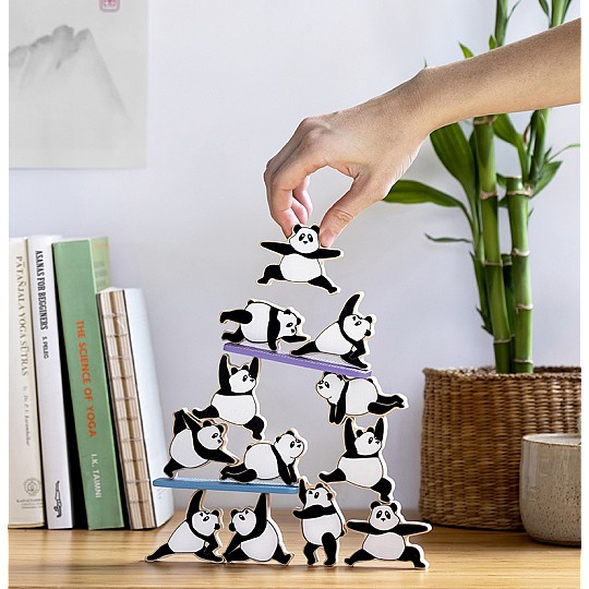 Gioco di bilanciamento del panda zen