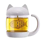 Realizzato in vetro borosilicato e fibre vegetali