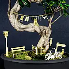 Un set di decorazione per piante molto originale