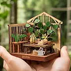 Mini modellino della lezione di erboristeria di Harry Potter
