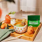 Realizzato in ceramica e bambù
