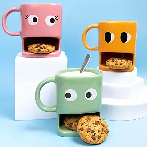 Tazza con scomparto per biscotti