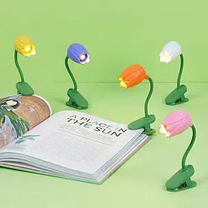Luce da lettura a forma di tulipano