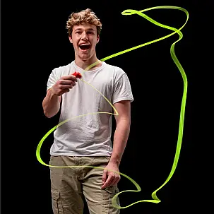ZipString Gioco di corda che fluttua nell'aria