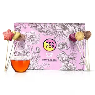 Tea Pop. Confezione regalo premium con 18 bastoncini di tè