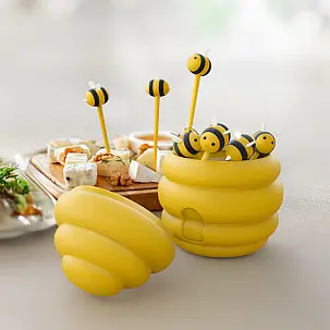 Forchette da snack a forma di calabrone