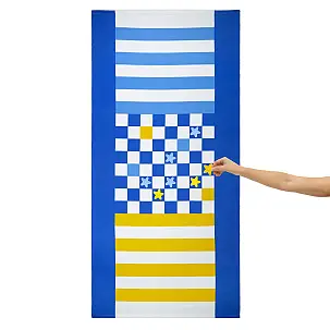 Asciugamano da spiaggia originale della linea Checkers