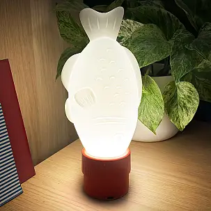 Lampada da comodino a forma di pesce di salsa di soia