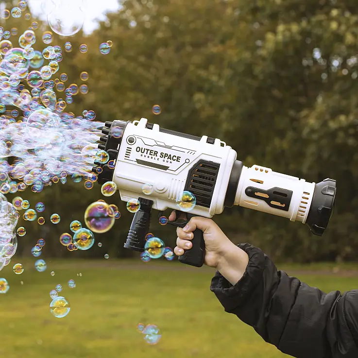 Pistola per bolle di sapone