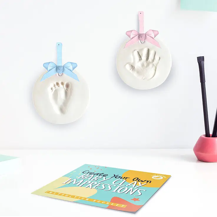 Kit di argilla per impronte di bambini