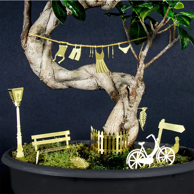 Un set di decorazione per piante molto originale