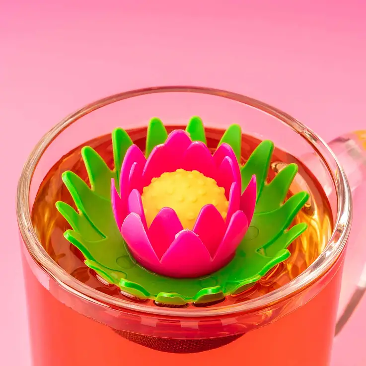 Infusore per tè a forma di fiore di loto