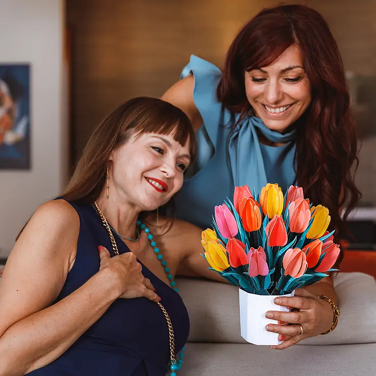 Bouquet di carta tridimensionale