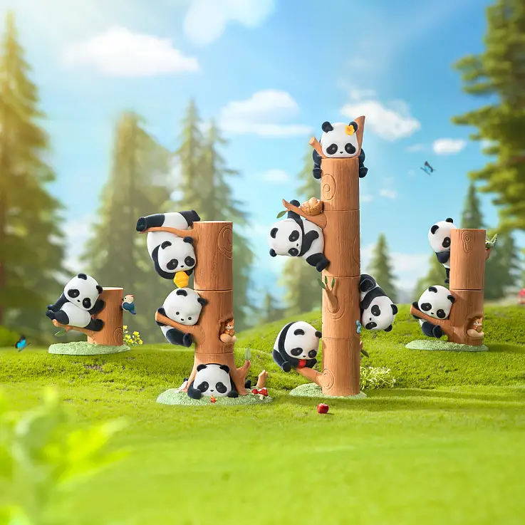 Scatola cieca Panda roll: arrampicata sull'albero della frutta