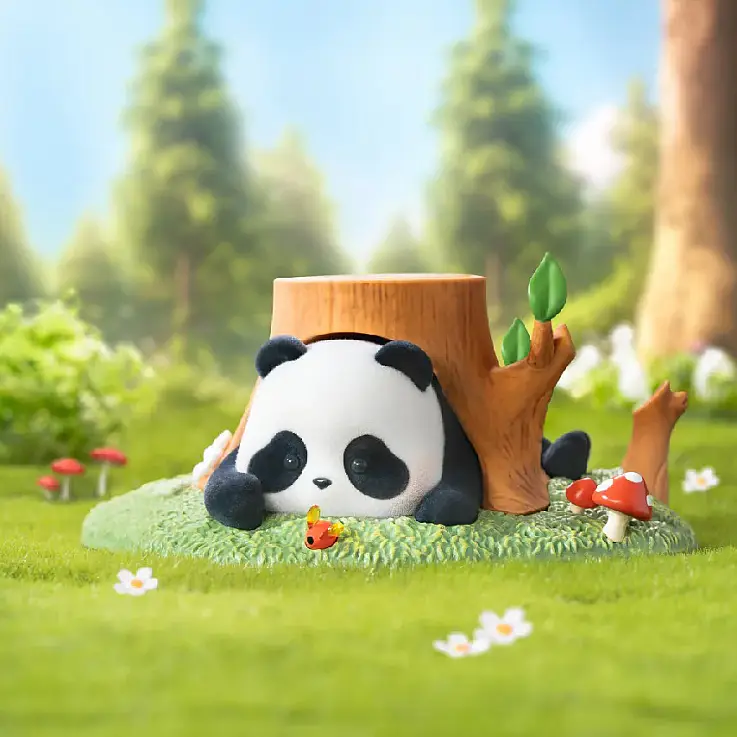 Bloccato nella cavità di un albero