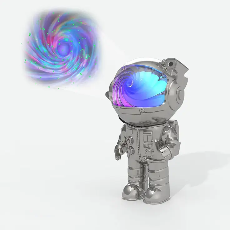 Astronauta proiettore di Via Lattea