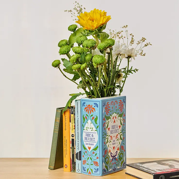 Vaso per libri di Orgoglio e Pregiudizio