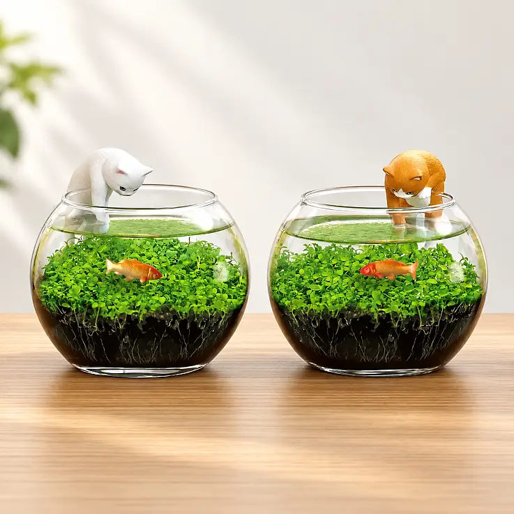 Kit per la coltivazione di piante acquatiche con gattino